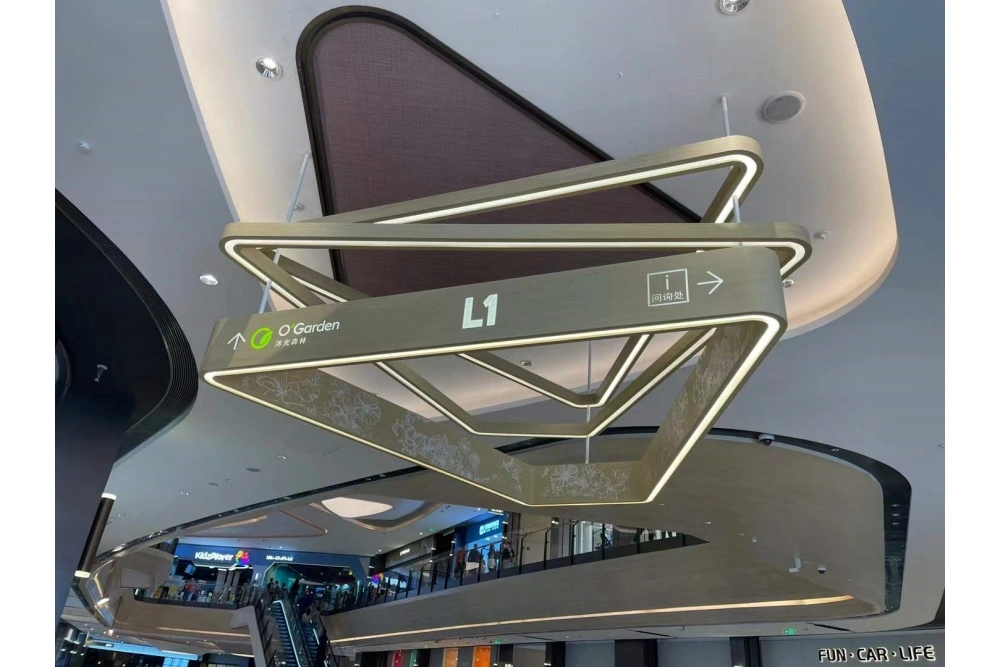 创意三折叠导视