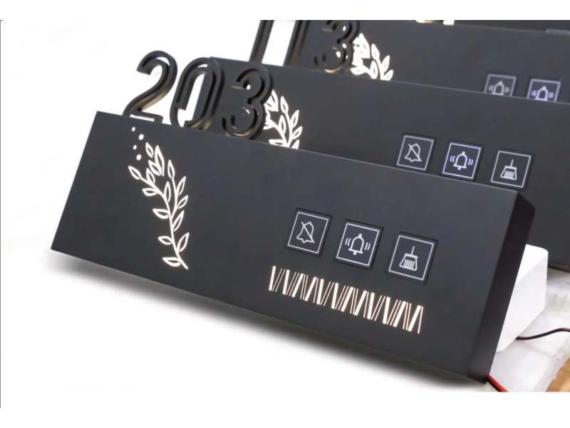 酒店客房门牌系统整体解决方案