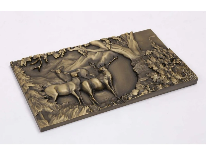 铜/不锈钢浮雕，每件皆是独一无二的艺术品
