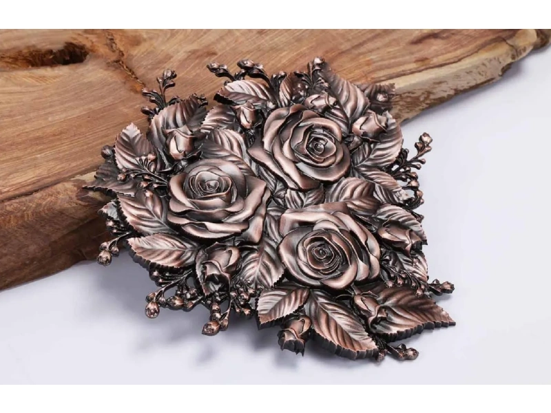 铜/不锈钢浮雕，每件皆是独一无二的艺术品