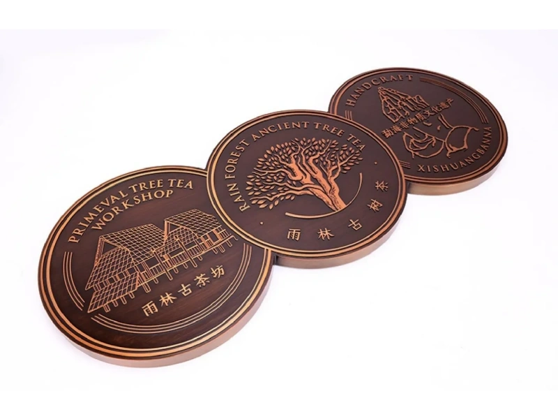 铜/不锈钢浮雕，每件皆是独一无二的艺术品