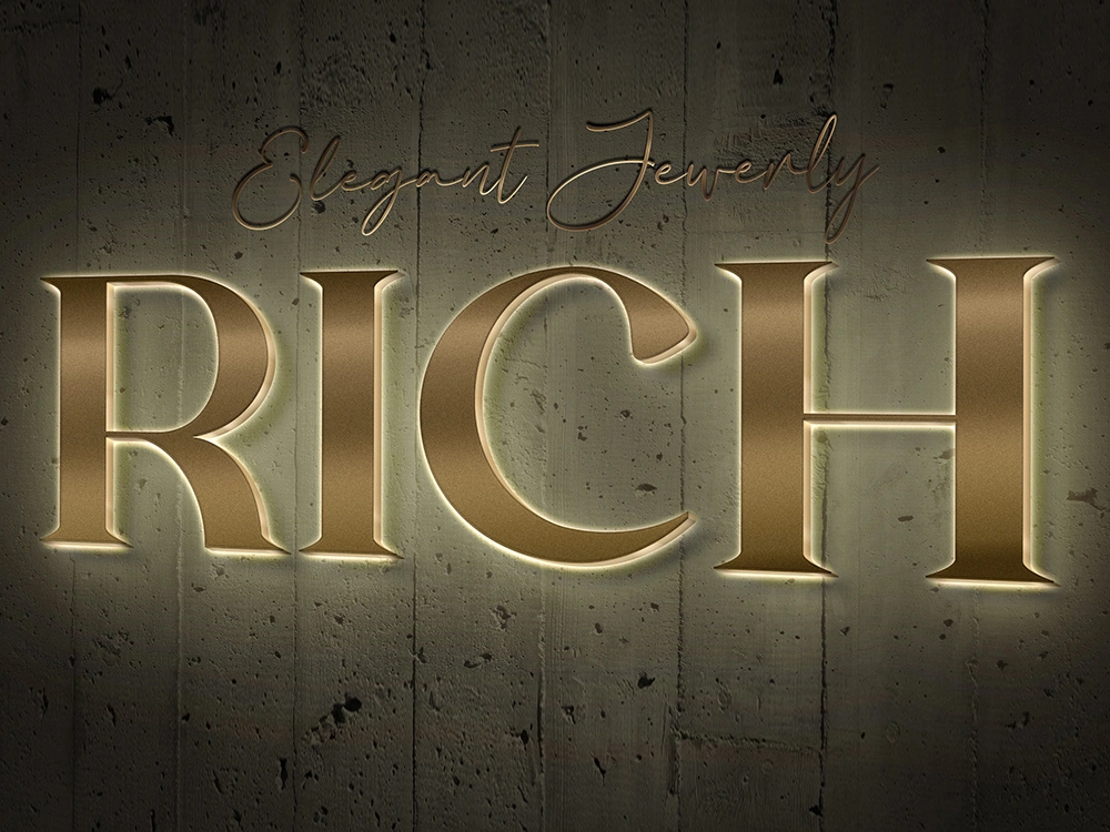 品牌常用发光字，材质、色温、任意定制